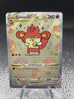 POKEMON TCG SIMISEAR VSTAR GG37/GG70 CRZ HOLO CROWN ZENITH GALARIAN GALLERY - Image 1