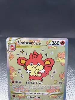 POKEMON TCG SIMISEAR VSTAR GG37/GG70 CRZ HOLO CROWN ZENITH GALARIAN GALLERY - Image 3