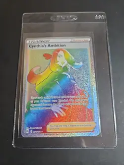 Cynthia's Ambition 178/172 Pokemon Brilliant Stars Rainbow Rare Trainer NM - Image 3