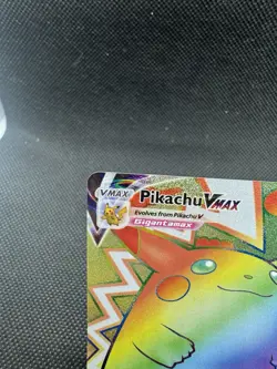 2020 Pokemon Vivid Voltage Pikachu VMAX Rainbow Rare #188/185 Secret Rare - Image 3