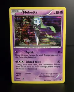 Pokemon TCG - MELOETTA - 78/113 - HOLO - RARE - BW LEGENDARY TREASURES 2013 - LP - Image 1
