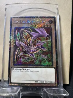 * RED-EYES BLACK DRAGON * ALT ART PLATINUM SECRET RARE RA04-EN109 YUGIOH! MP24 - Image 1