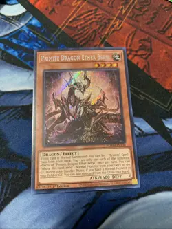 Yu-Gi-Oh TCG Primite Dragon Ether Beryl BLMM-EN130 1st Edition Secret Rare NM - Image 1