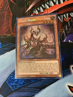 Yu-Gi-Oh TCG Primite Dragon Ether Beryl BLMM-EN130 1st Edition Secret Rare NM - Image 4
