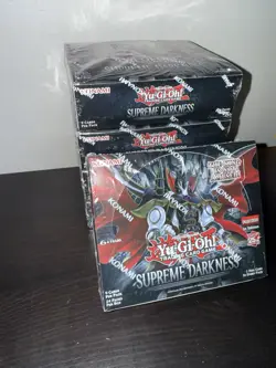 Yu-Gi-Oh Cards - Supreme Darkness - BOOSTER BOX [24 Packs] - New - Image 1
