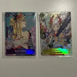 Yamato and Black Maria ST13-016/OP08-74 Illustration Box 2 sealed promos 2 pack - Image 1