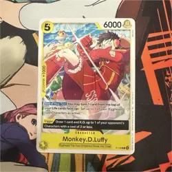 One Piece Monkey.D.Luffy P-106 Egghead/Four Emperors/Straw Hat 6000 Power - Image 1