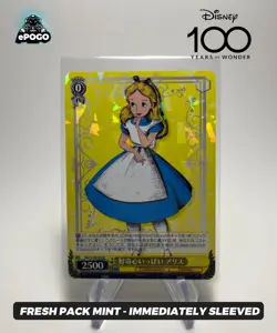US SELLER | Alice in Wonderland Dds/S104-003 R | Weiss Schwarz Disney 100 MINT - Image 1
