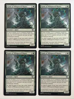 Magic The Gathering KAMI OF WHISPERED HOPES March of the Machine Play Set Of 4 - Image 1