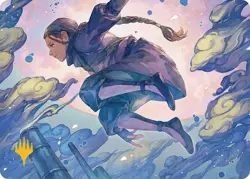 Katara, Seeking Revenge Art Card - Gold-Stamped Planeswalker Symbol - Art Series - Image 1