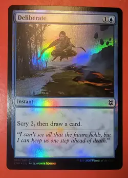 MTG: ZENDIKAR RISING, DELIBERATE , FOIL, 056/280, NM, COMMON - Image 1