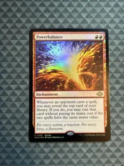 MTG Powerbalance #0495 Foil Rare Promo Modern Horizons 3 (MH3) - Image 1