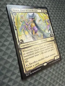 MTG Ayara, First of Locthwain #0013 Rare March of the Machine: ML (MUL) - Image 2