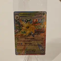 Pokemon TCG Leafeon EX 006/131 STAMPED PROMO Card Prismatic Evolutions SEALED - Image 1
