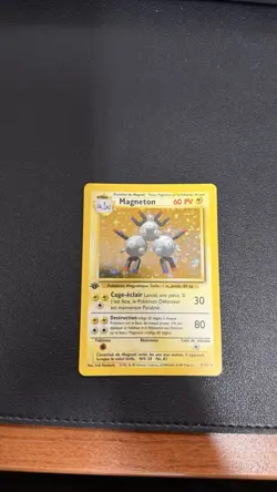 Pokemon French Base Set First Edition Magneton - NM - Image 3