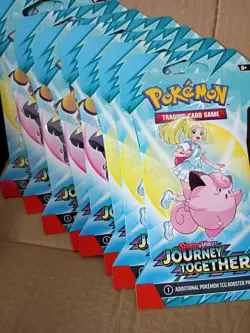 Pokemon Journey Together Scarlet & Violet Booster Pack Factory Sleeved - Image 1