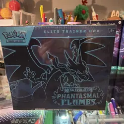 Pokemon Mega Evolutions Phantasmal Flames ETB Factory Sealed - Image 1