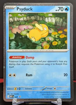 Pokemon Psyduck #007 English MEP Black Star Promo Cosmos Holo - Image 1