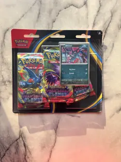 Pokemon TCG: Phantasmal Flames 3 Pack Triple Blister Weavile Promo - Image 1