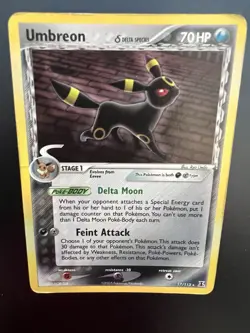 Pokemon Umbreon EX Delta Species Reverse Holo 17/113 70 HP Holo Rare 2005 - Image 4