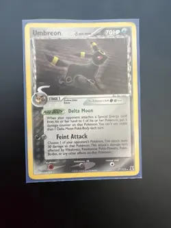 Pokemon Umbreon EX Delta Species Reverse Holo 17/113 70 HP Holo Rare 2005 - Image 5