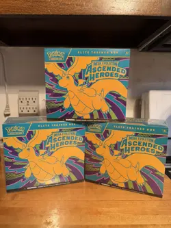 Pokemon TCG: Ascended Heroes Elite Trainer Box (ETB) - IN HAND x3 - Image 1