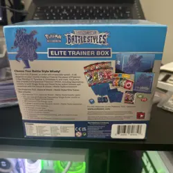 Pokemon TCG Sword & Shield Battle Styles Elite Trainer Box ETB (BLUE) W/ Acrylic - Image 2