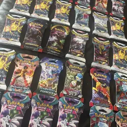 Sleeved Pokemon TCG assorted Booster pack Lot of 30 - (NEW & SEALED) - Image 1