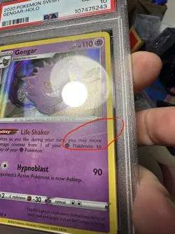 2020 Pokemon Sword & Shield Gengar Holo 085/202 PSA 10 Gem Mint - Image 4