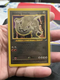 Pokemon Shining Steelix Neo Destiny 1st Ed. Holo Shining Vintage Card 112/105 - Image 1