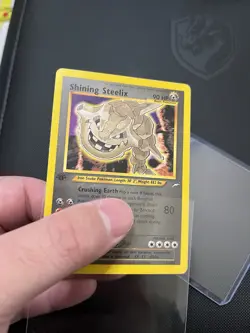 Pokemon Shining Steelix Neo Destiny 1st Ed. Holo Shining Vintage Card 112/105 - Image 4