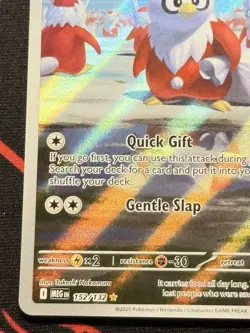 Delibird 152/132 Pokemon Me01: Mega Evolution Holo Full Art English Near Mint #2 - Image 5