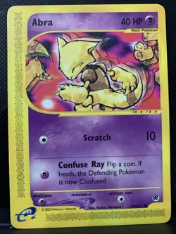 Pokemon TCG Abra Expedition Base Set, Card 93/165, Regular Common - Image 1