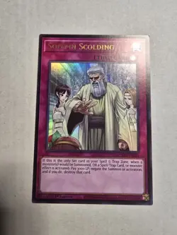 x1 Solemn Scolding - MZMU-EN121 - Ultra Rare - 1st Edition Yu-Gi-Oh! M/NM - Image 1