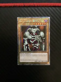 *** SUMMONED SKULL *** 1ST EDITION PLATINUM SECRET RARE RA03-EN086 YUGIOH! - Image 1