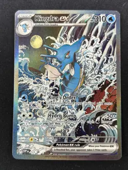 Kingdra ex SVP 131 - Scarlet & Violet Promo Full Art Pokemon Card - NM - Image 1