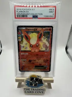 Pokemon TCG Flareon EX Radiant Collection Card RC6/RC32 Generations PSA 9 - Image 1