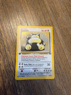 Snorlax 11/64 Jungle Holo 1st Edition Rare Pokemon Card Lightly Played - Image 1
