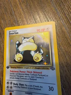 Snorlax 11/64 Jungle Holo 1st Edition Rare Pokemon Card Lightly Played - Image 2