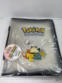 NOS Vintage 1999 Pokemon White Zip Binder 3-Ring Card Holder Toy Site (SEE PICS) - Image 3
