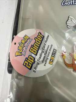 NOS Vintage 1999 Pokemon White Zip Binder 3-Ring Card Holder Toy Site (SEE PICS) - Image 4