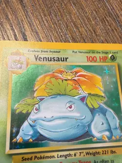 Venusaur 015/102 Base Set Holo Unlimited Rare Pokemon Card - Image 2