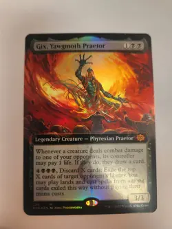 MTG English Gix, Yawgmoth Praetor (Extended Art) NM Foil The Brothers' War - Image 1