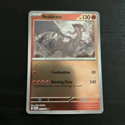 017/094 Reshiram : (Reverse Holo) Card : Phantasmal Flames : Pokemon TCG - Image 1