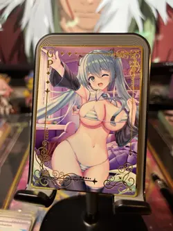 Goddess Story Metal Card Rare Waifu Anime Hatsune Miku - Image 1