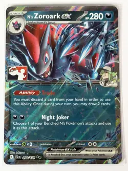 N's Zoroark ex 098/159 Prize Pack Series Cards Holo - Image 1