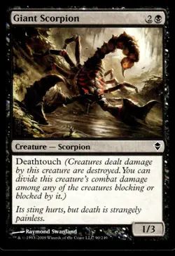 2009 MTG Giant Scorpion #390 - Image 1