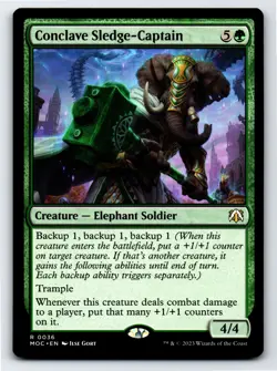 Conclave Sledge-Captain R Commander: March of the Machine # 36 NM Normal - Image 1