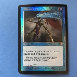 Disdainful Stroke Time Spiral Remastered Foil MTG Magic The Gathering NM - Image 1