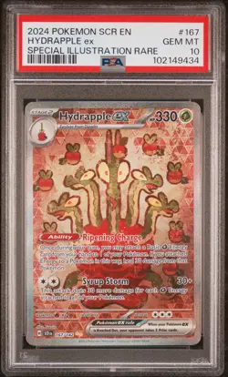 Pokemon TCG Stellar Crown Hydrapple EX Special Illustration Rare 167/142 PSA 10 - Image 1